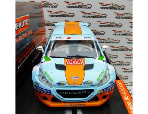 PEUGEOT 208 RALLY ARTIC 2016 Nº4 GULF REF. SC6237 SCALEAUTO