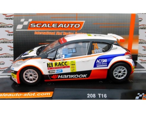 PEUGEOT 208 RALLY CATALUNYA 2016 Nº74 SOLANS REF. SC6236 SCALEAUTO