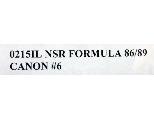 FORMULA 86/89 CANON Nº6 REF.0215IL NSR