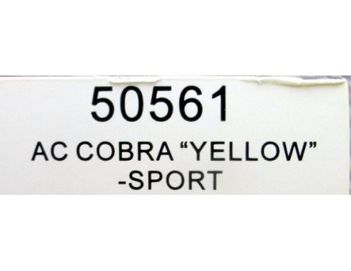 AC COBRA “ YELLOW “ SPORT REF.50561 NINCO