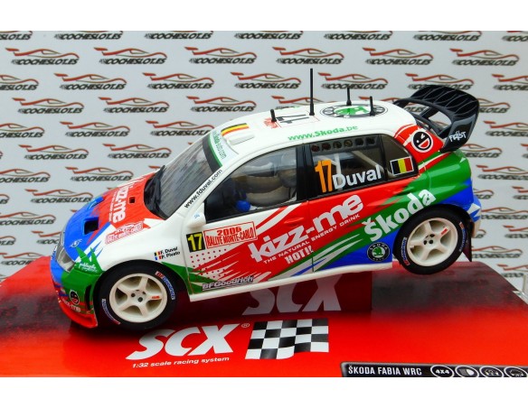 SKODA FABIA WRC DUVAL RALLYE MONTECARLO 2006 REF. 64590 SCX
