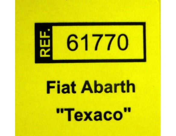 FIAT ABARTH TEXACO REF.61770 SCX