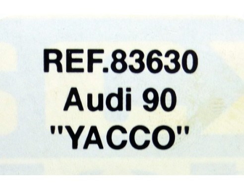 AUDI 90 YACCO REF.83630 SCX