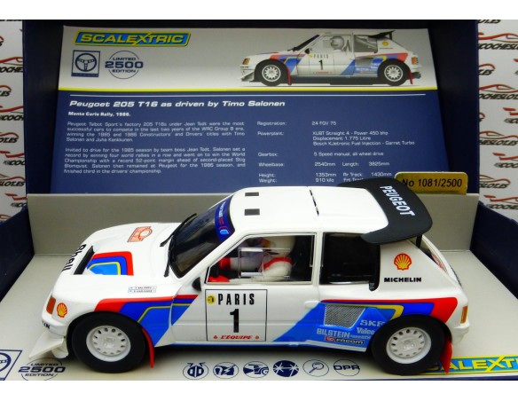 PEUGEOT 205 T16 TIMO SLONEN REF.C3591a SUPERSLOT