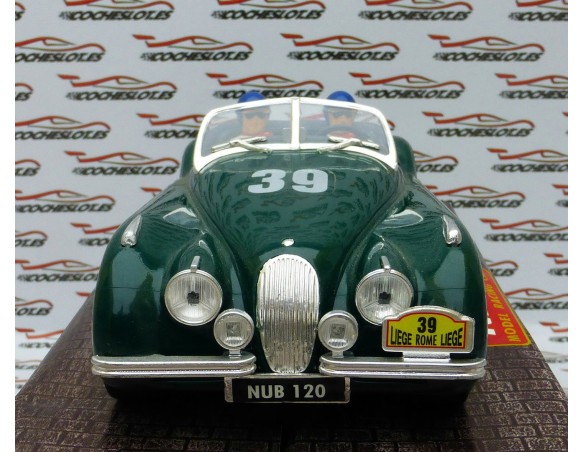 JAGUAR VERDE XK 120 LIEGE - ROME-LIEGE Nº 39 REF.50160 NINCO