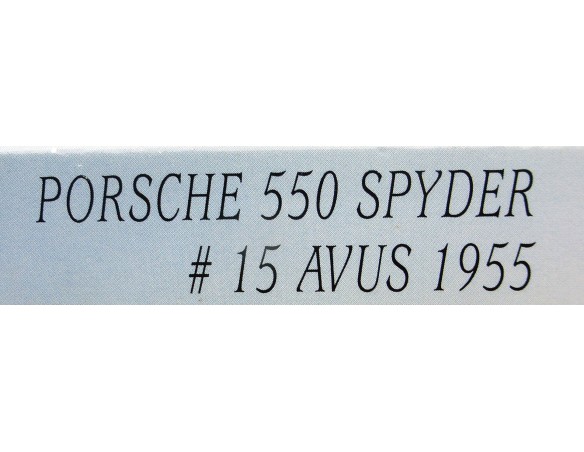 PORSCHE 550 SPYDER Nº15 AVUS 1955 REF.08363 REVELL