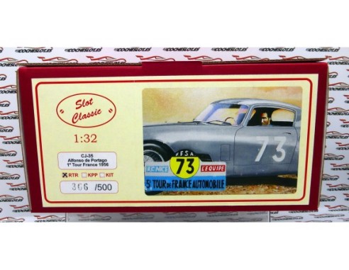 FERRARI 250 GT Nº73 1ºTOUR DE FRANCE”56 ALFONSO DE PORTAGO REF.CJ-35 SLOT CLASSIC