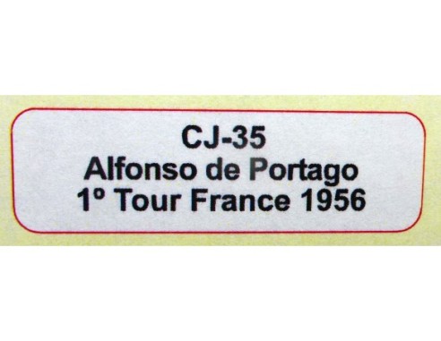 FERRARI 250 GT Nº73 1ºTOUR DE FRANCE”56 ALFONSO DE PORTAGO REF.CJ-35 SLOT CLASSIC