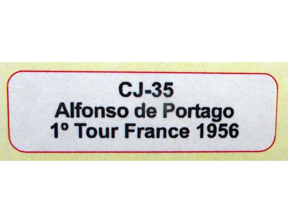 FERRARI 250 GT Nº73 1ºTOUR DE FRANCE”56 ALFONSO DE PORTAGO REF.CJ-35 SLOT CLASSIC