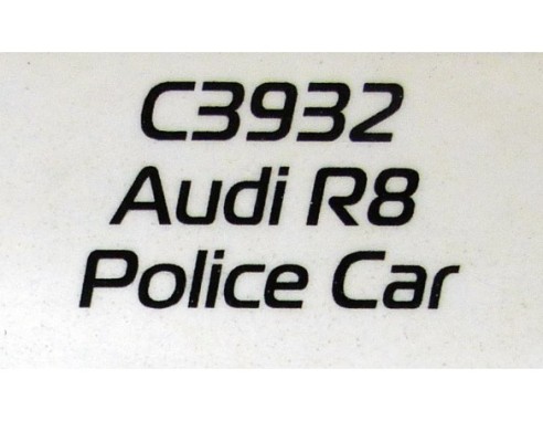 AUDI R8 POLICE CAR REF.C3932 SUPERSLOT