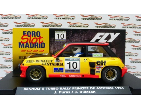 RENAULT 5 TURBO RALLY PRINCIPE DE ASTURIAS 1984 FOROSLOT MARZO 2023 REF.E2058 FLY