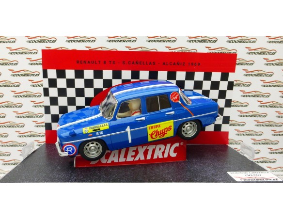 RENAULT 8 TS S.CAÑELLAS ALCAÑIZ 1969 DECORACION ARTESANAL REF.5 COCHESLOT