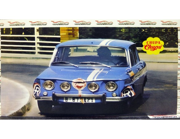 RENAULT 8 TS S.CAÑELLAS ALCAÑIZ 1969 DECORACION ARTESANAL REF.5 COCHESLOT
