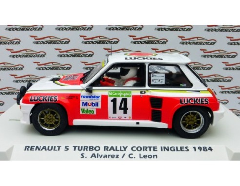 RENAULT 5 TURBO LUCKY RALLYE CORTE INGLES 1984 REF.E2048 FLY
