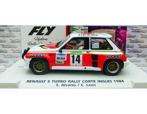 RENAULT 5 TURBO LUCKY RALLYE CORTE INGLES 1984 REF.E2048 FLY