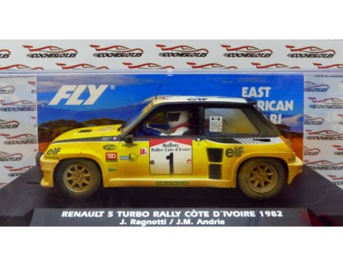 RENAULT 5 RALLYE SAFARI COTE D`IVORE 1982 RAGNOTTI EFCTO SUCIO REF.A2015 FLY