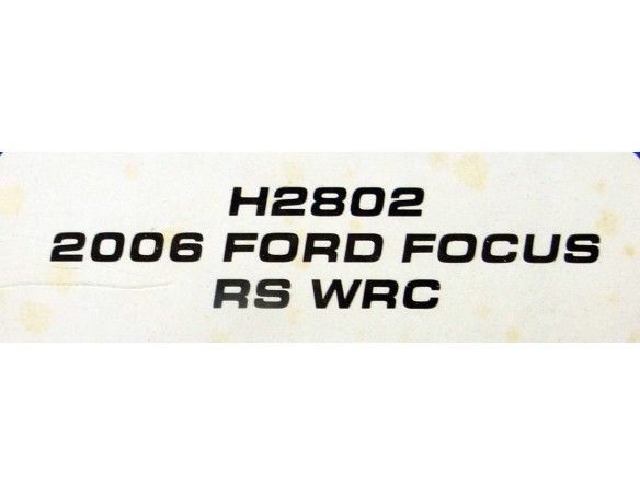 FORD FOCUS 2006 RS WRC REF.H2802 SUPERSLOT