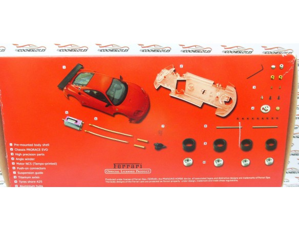 FERRARI 360 GTC 25 PARTS ASSEMBLY KIT REF.50522 NINCO