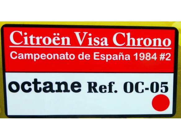 CITROEN VISA CHRONO CAMPEONATO DE ESPAÑA 1984 REF.OC-05 OCTANE