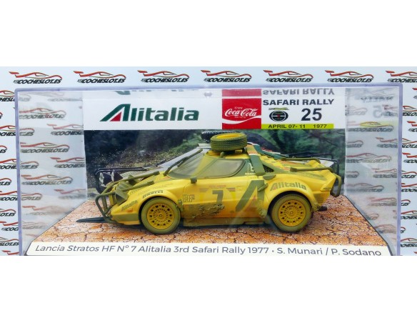 LANCIA STRATOS RALLY SAFARI 1977 SERIE SAFARI Nº2 EFECTO SUCIO ED.LIMTD COCHESLOT