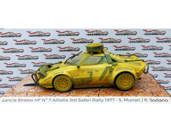 LANCIA STRATOS RALLY SAFARI 1977 SERIE SAFARI Nº2 EFECTO SUCIO ED.LIMTD COCHESLOT