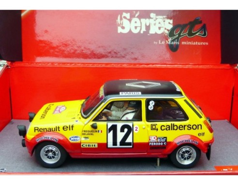 RENAULT 5 ALPINE GR2 Nº12 3ÈME PLACE MONTE CARLO 1978 REF.GTS132003/12M LE MANS MINIATURES