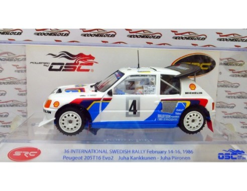 PEUGEOT 205 T16 EVO2 KANKKUNEN SUECIA 1986 REF.03704 SRC