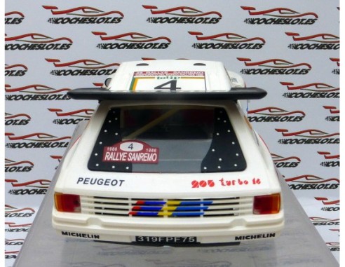 PEUGEOT 205 T16 RALLYE SAN REMO 1986 Nº4 SPIRIT