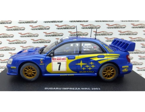 SUBARU NEW AGE IMPREZA WRC 2003 Nº7 MONTECARLO REF.13006 AUTOART