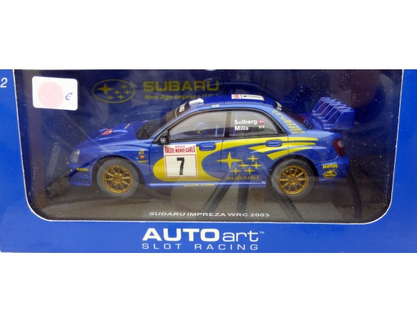 SUBARU NEW AGE IMPREZA WRC 2003 Nº7 MONTECARLO REF.13006 AUTOART