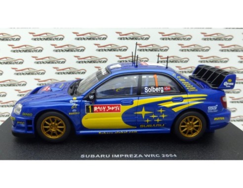 SUBARU NEW AGE IMPREZA WRC 2004 Nº1 WINNER OF RALLY JAPAN REF.13612 AUTOART