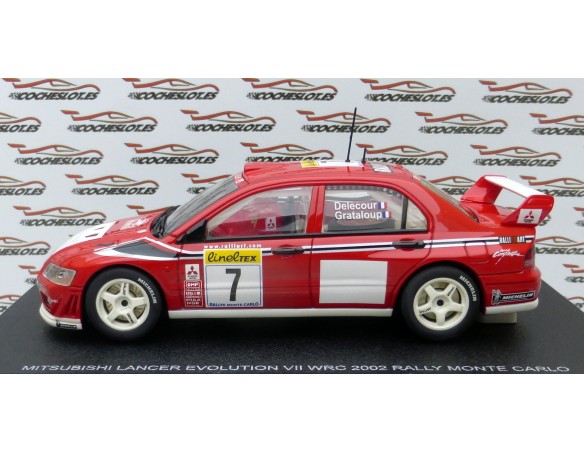 MITSUBISHI LANCER EVO VII WRC 2002 RALLY MONTECARLO REF.13012 AUTOART