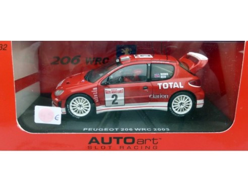 PEUGEOT 206 WRC 2003 Nº2 RALLY OF MONTECARLO REF.13512 AUTOART