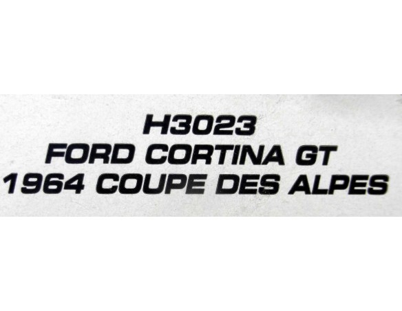 FORD CORTINA GT 1964 COUPE DES ALPES REF.H3023 SUPERSLOT