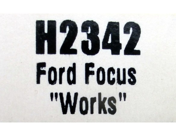 FORD FOCUS “WORKS” REF.H2342 SUPERSLOT