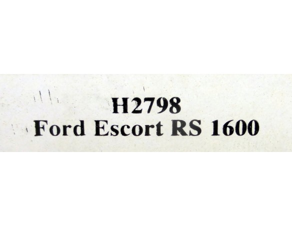FORD ESCORT RS 1600 RF.H2798 SUPERSLOT