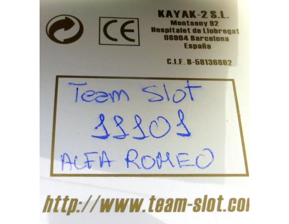 ALFA ROMEO GIULIA REF.11101 TEAM SLOT