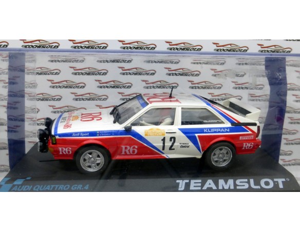 AUDI QUATTRO GR.4 MONTECARLO”82 REF.12204 TEAM SLOT