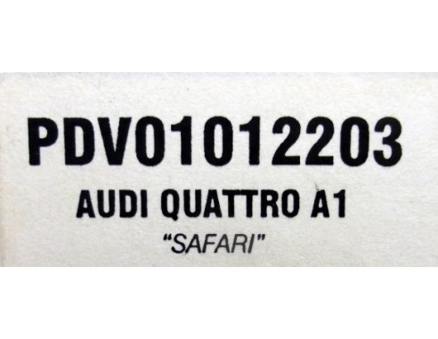 AUDI QUATTRO A1 SAFARI REF.PDV01012203 TEAM SLOT