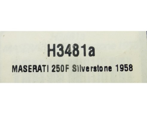 MASERATI 250F SILVERSTONE 1958 REF.H3481a SUPERSLOT