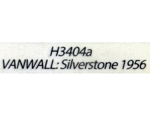 VANWALL SILVERSTONE 1956 REF.H3404a SUPERSLOT