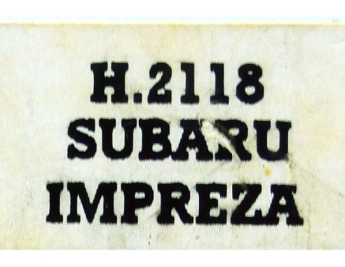 SUBARU IMPREZA Nº3 REF.H2118 SUPERSLOT