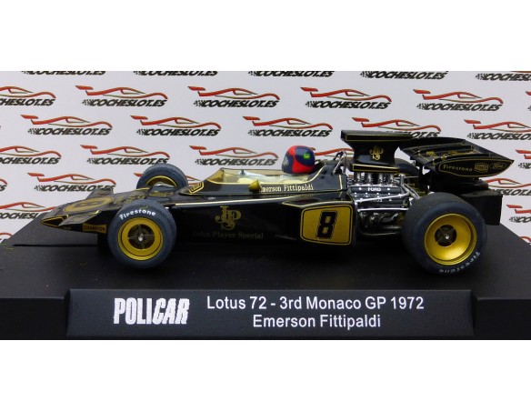 Lotus 72 Nº8 3rd  Monaco GP 1972 Emerson Fitipaldi MB REF.CAR02c POLICAR