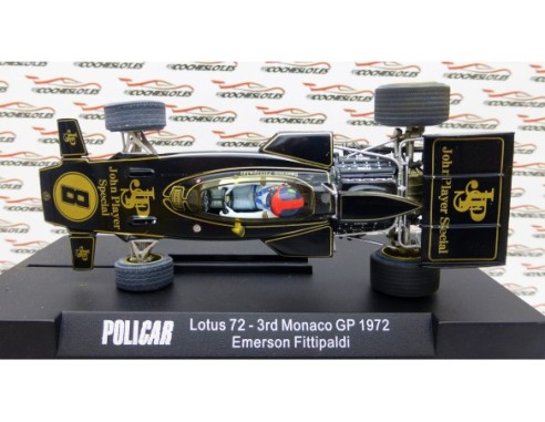Lotus 72 Nº8 3rd  Monaco GP 1972 Emerson Fitipaldi MB REF.CAR02c POLICAR