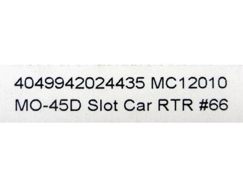 Cheetah Nº66 Yellow  REF. MC12010 MRRC