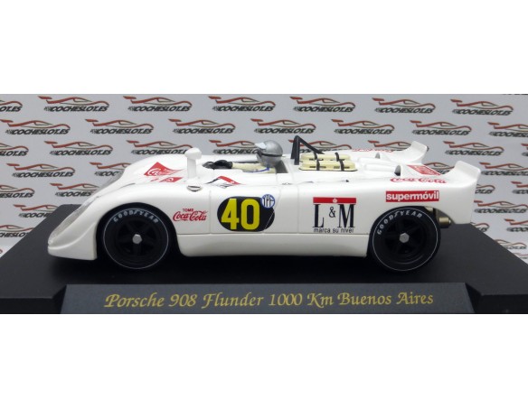 PORSCHE 908 FLUNDER “Buenos Aires70” BLANCO COCACOLA REF.C46 FLY