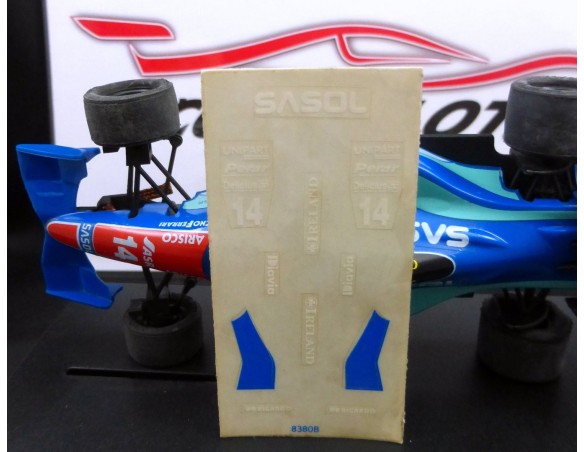 Jordan YAMAHA F1 SASOL 	ARISCO CON ADHESIVOS	1995 REF.	8380	TYCO