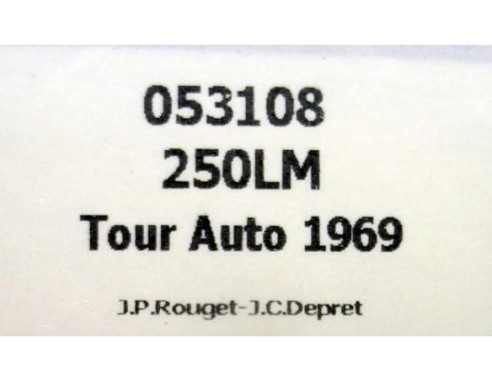 FERRARI 250 LM TOUR AUTO 1969 REF.053108 FLY