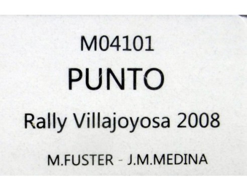 FIAT PUNTO RALLY VILLAJOYOSA 2008 SUCIO REF.M04101 FLYSLOT