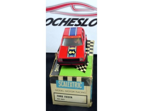 Ford Fiesta CON CAJA E INSTRUCCIONES	ROJO 1980	REF.	4057	EXIN